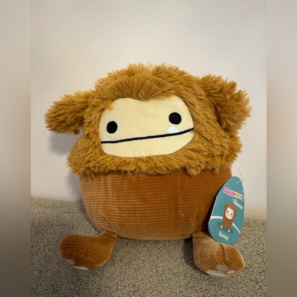 🇺🇸 NWT 8" BENNY BIGFOOT SQUISHAROYS SQUISHMALLOW - Picture 1 of 11